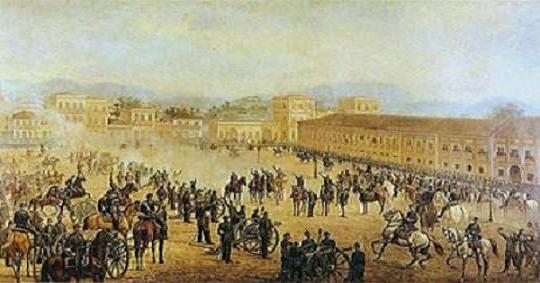 Imagem: Cavalaria nas revoltas da República Velha